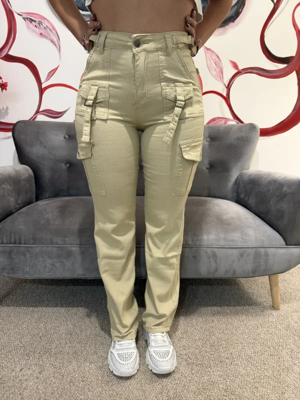 jeans cargo temis